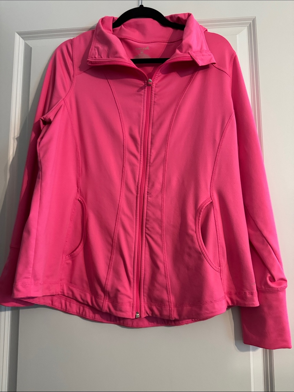 exertek Hot Pink Full-Zip Utility Jacket
